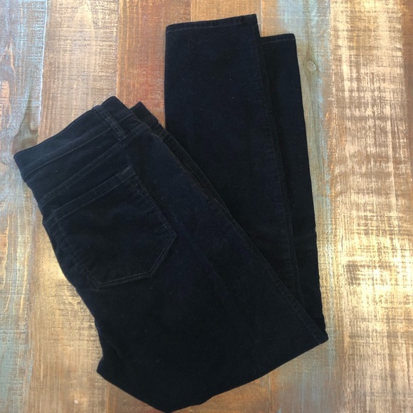 Ann Taylor Loft Black Corduroy Jeans 8P NWOT - Picture 6 of 8